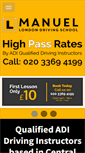 Mobile Screenshot of manueldrivingschool.co.uk